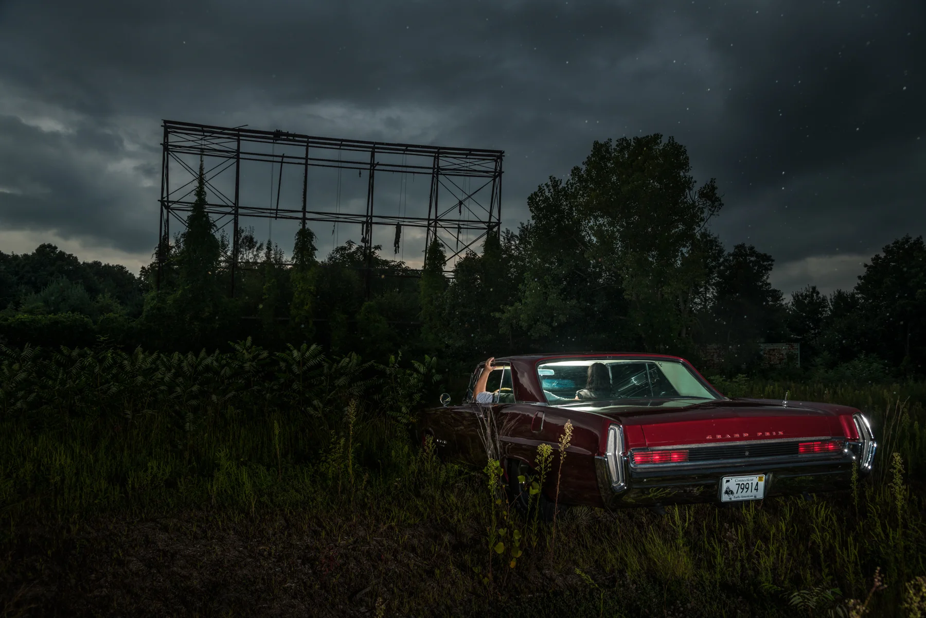 Abandoned East Hartford Drive-In located in South Windsor, Connecticut 