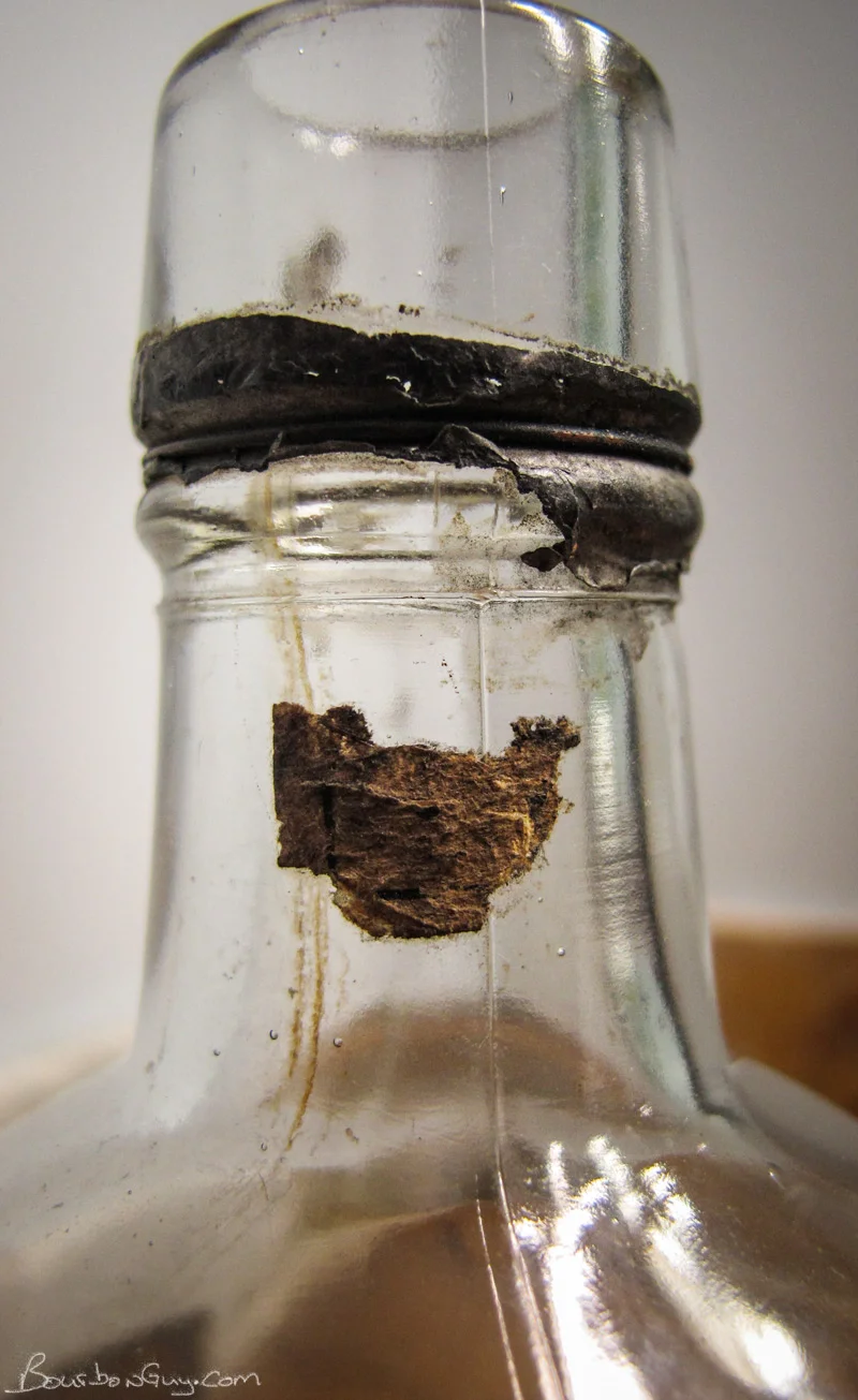 The remains of the tax stamp.