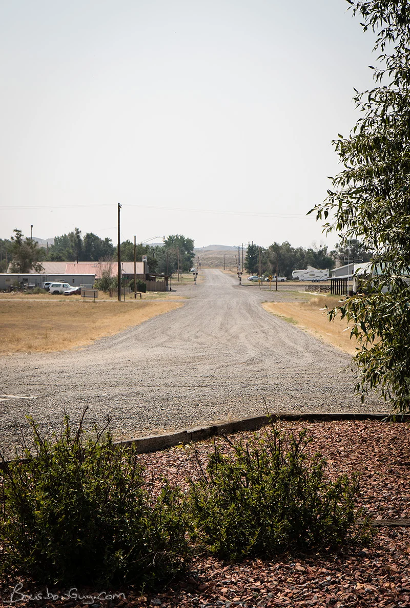 Kirby, WY. From one end to the other.
