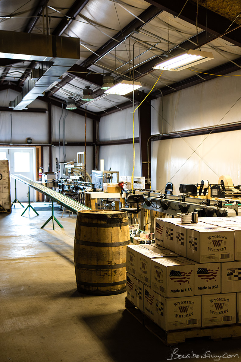 The last stop on the tour was the bottling line. Empty today as it was a Sunday. While there we got the opportunity to taste the tasty upcoming Cask-Strength Single Barrel release.