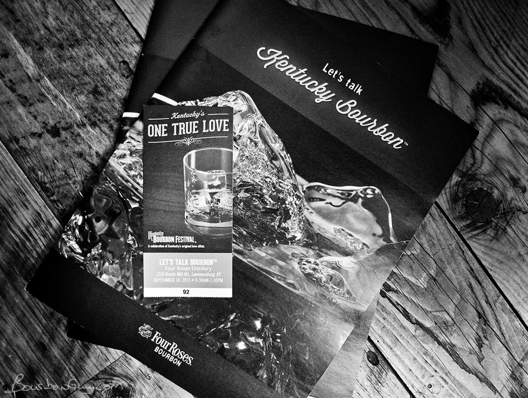 Booklets and ticket for Let's Talk Bourbon™