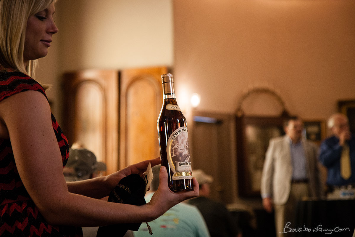 An image from the 2014 Master Distiller's Auction, it's Pappy.