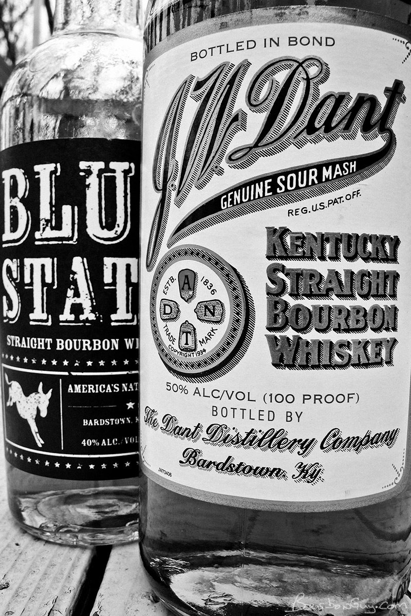 JW Dant Bottled in Bond vs. Blue State