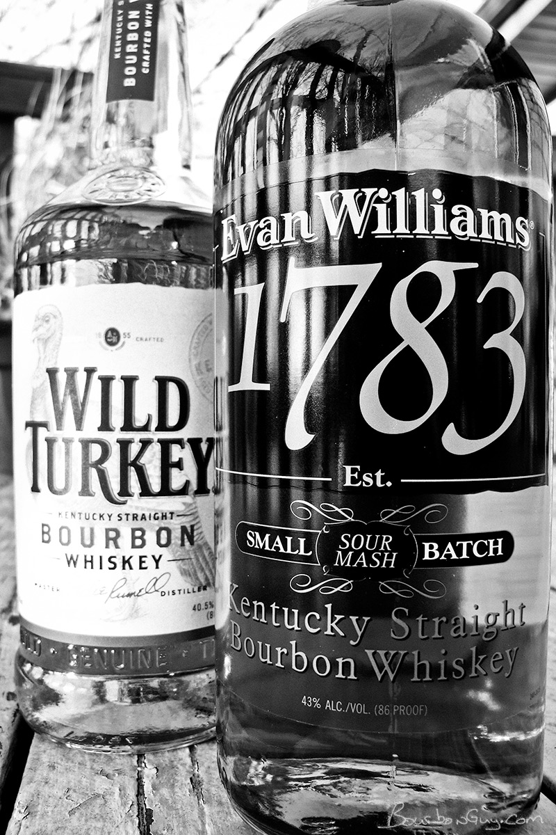 Evan Williams 1783 vs Wild Turkey