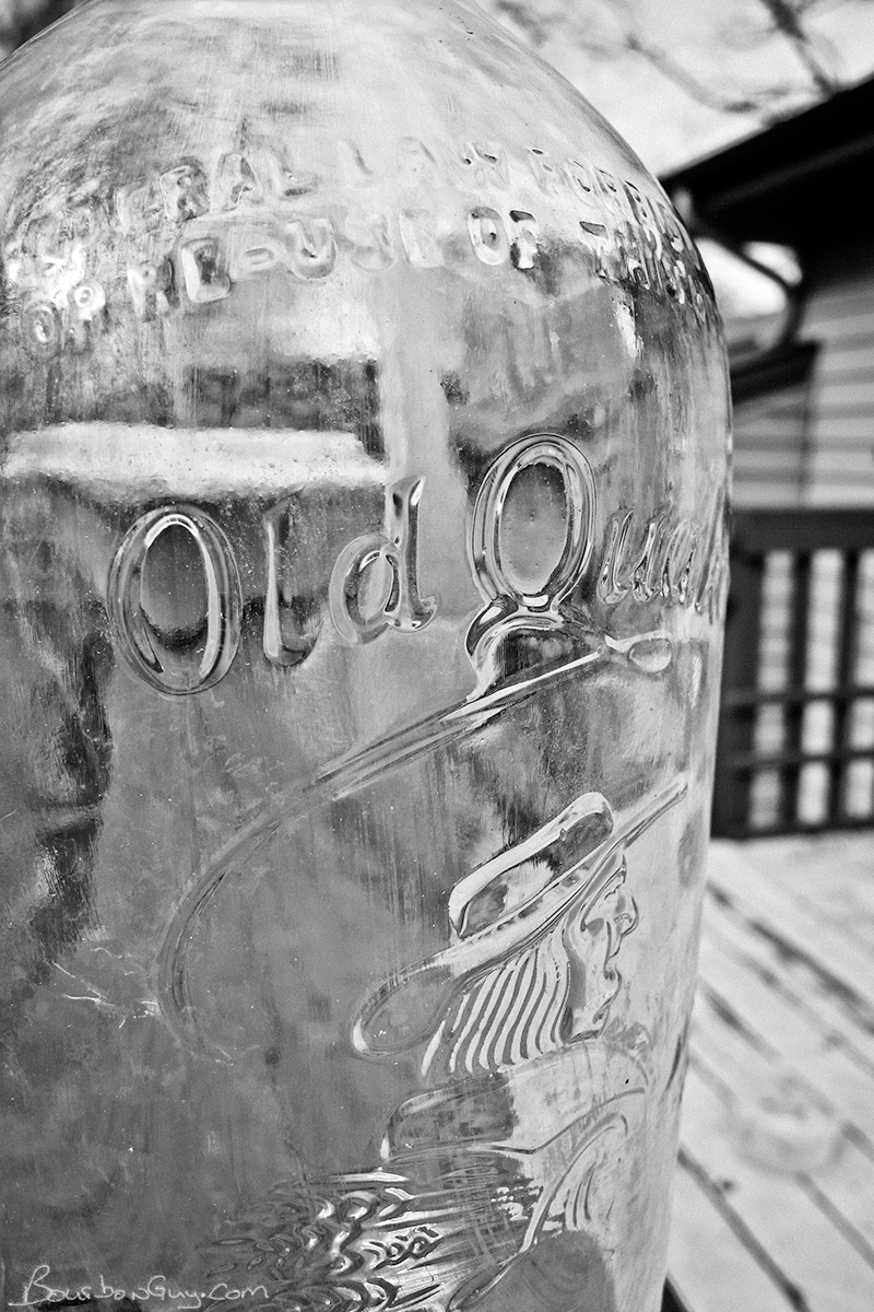 Old Quaker Whiskey Bottle from 1936