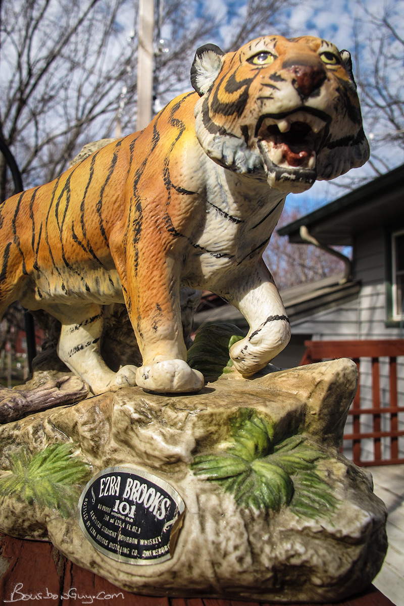 1979 Ezra Brooks Bengal Tiger decanter