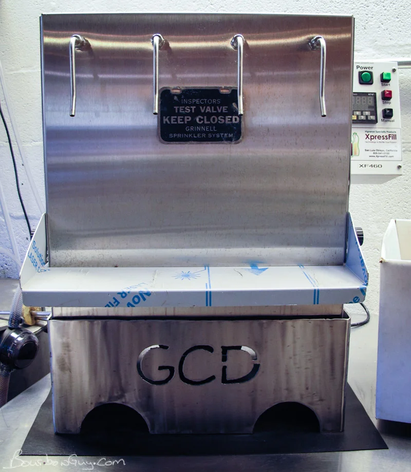 he four bottle bottling station