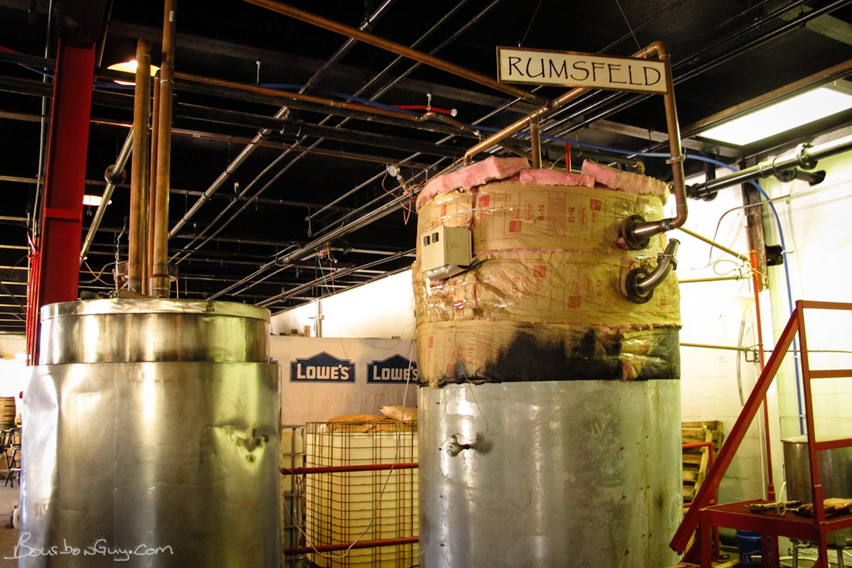 The rum still, Rumsfeld