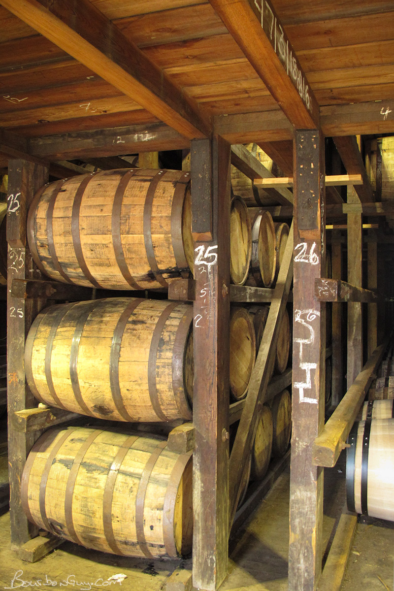 You could take a photo from outside the doorway. For your safety and because it's "against the law" to take one from four inches farther in. Sure it is. I'm sure it has nothing to do with whose name might be on the barrels that you can't see from the doorway...anyone else notice that it looks like these have been sanded on the ends?