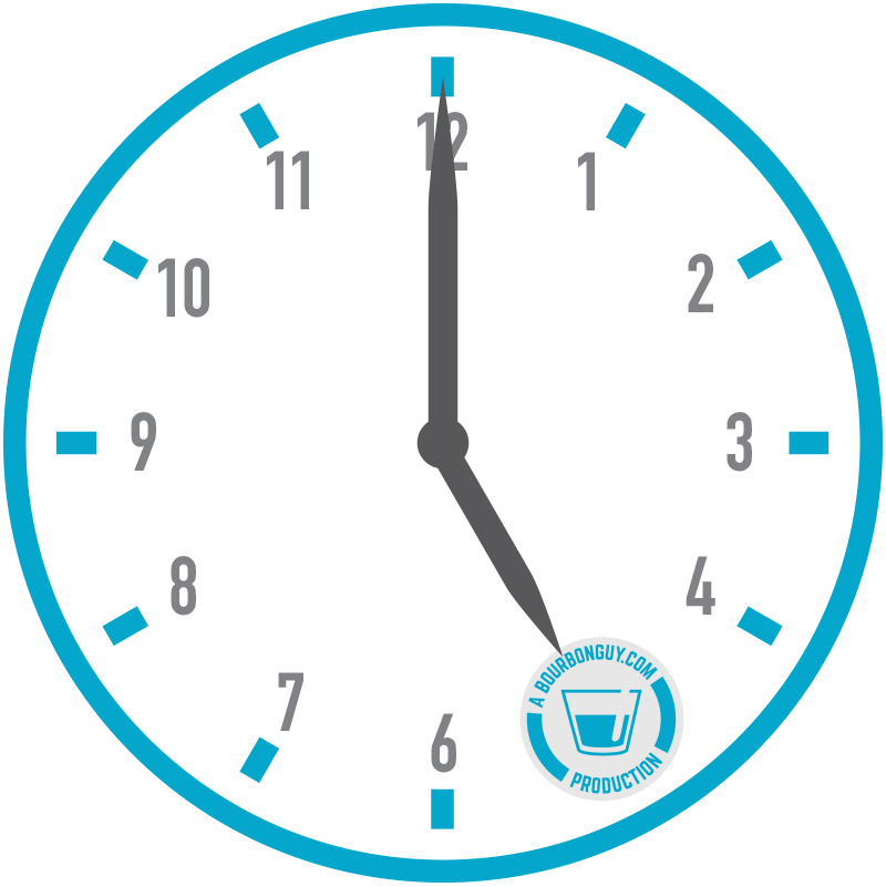 5 year clock graphic