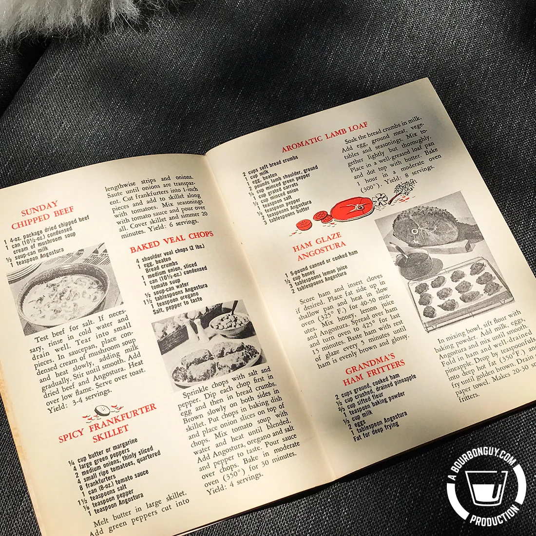 IMAGE: Pages 10 and 11 of The Secret of Better Taste: The Angostura Cook Book (1961)