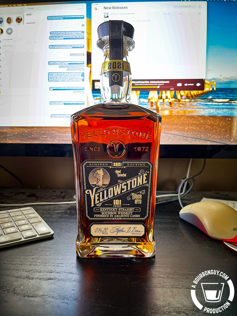 IMAGE: The new (as of 2021) bottle of Yellowstone Limited Edition