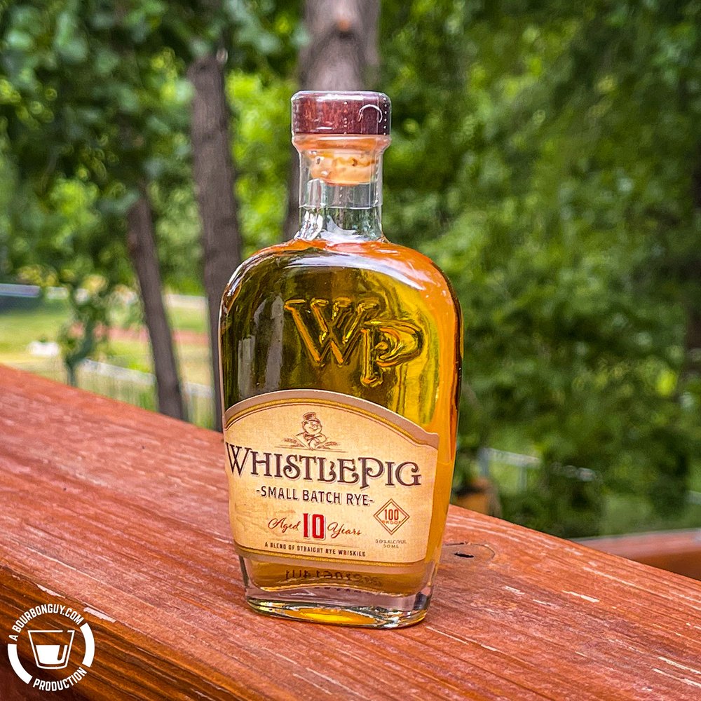 IMAGE: A 50 ml bottle of WhistlePig 10 year old rye