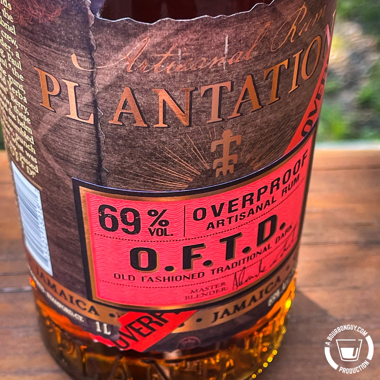 — 69% Plantation My BOURBON Overproof Rum Wandering O.F.T.D. GUY Eye:
