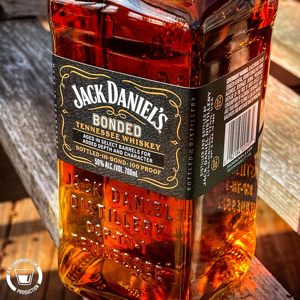 IMAGE: The front label of Jack Daniel's Bonded.