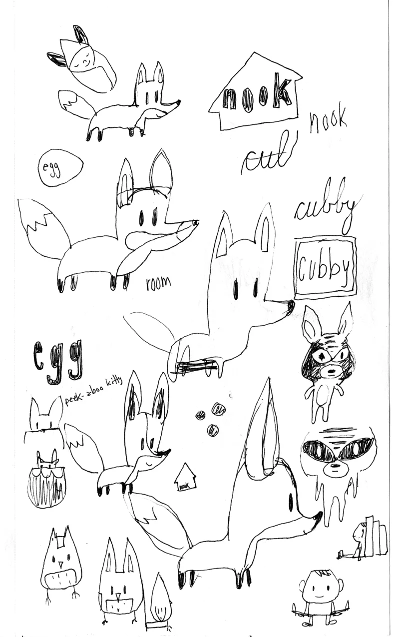 I started sketching. I also started doodling ideas for a name. The problem was all of the names had already been used. So frustrating, I almost called it everythingistaken.com. I turned my attention to sewing.