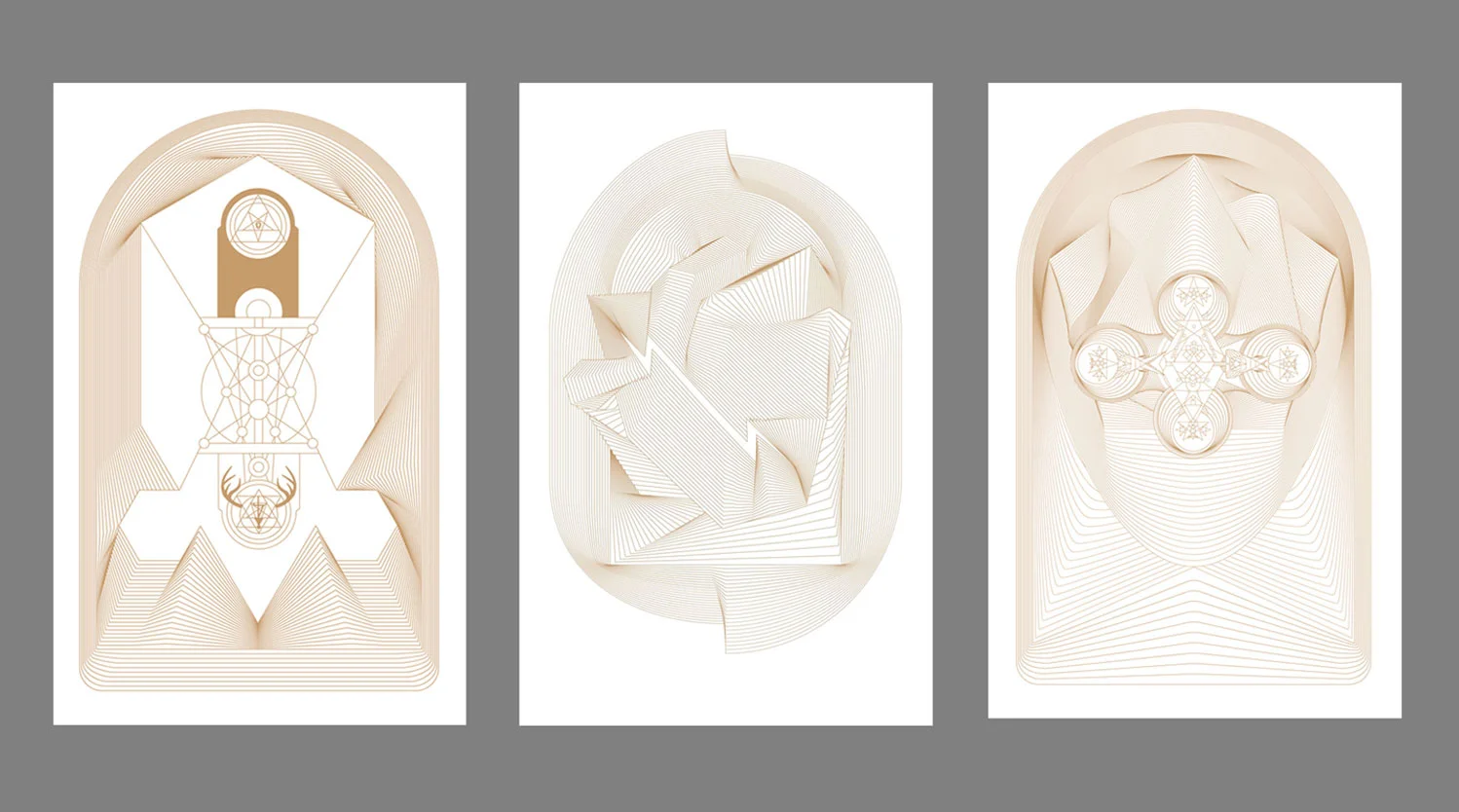 PORTAL series • 26" x 40" Paper print • Versions IV - VI