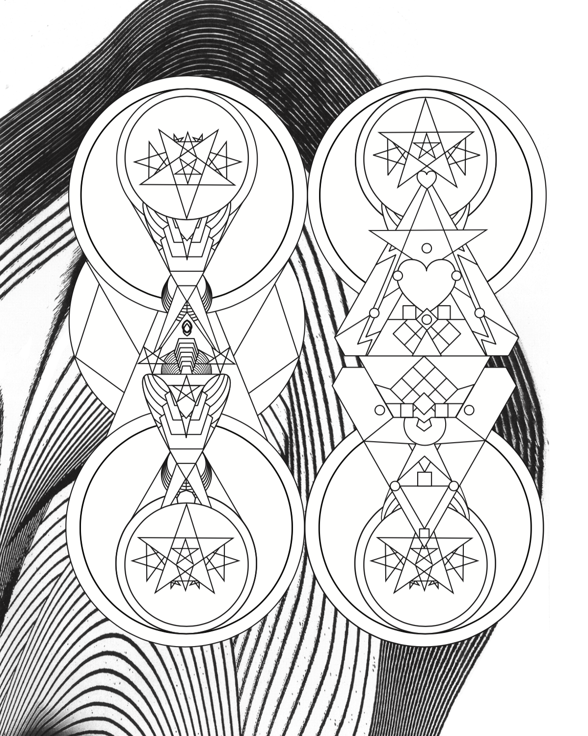 GUARDIANS • 9" x 12" Silkscreen • Version XIII