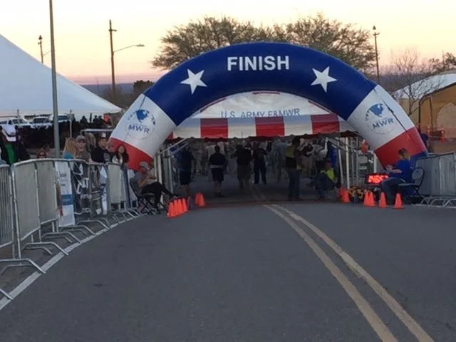 OK, how weird is it that something that was such a terrible ordeal, has given rise to something where you wear a timing chip on your shoe and see this sight at the end?