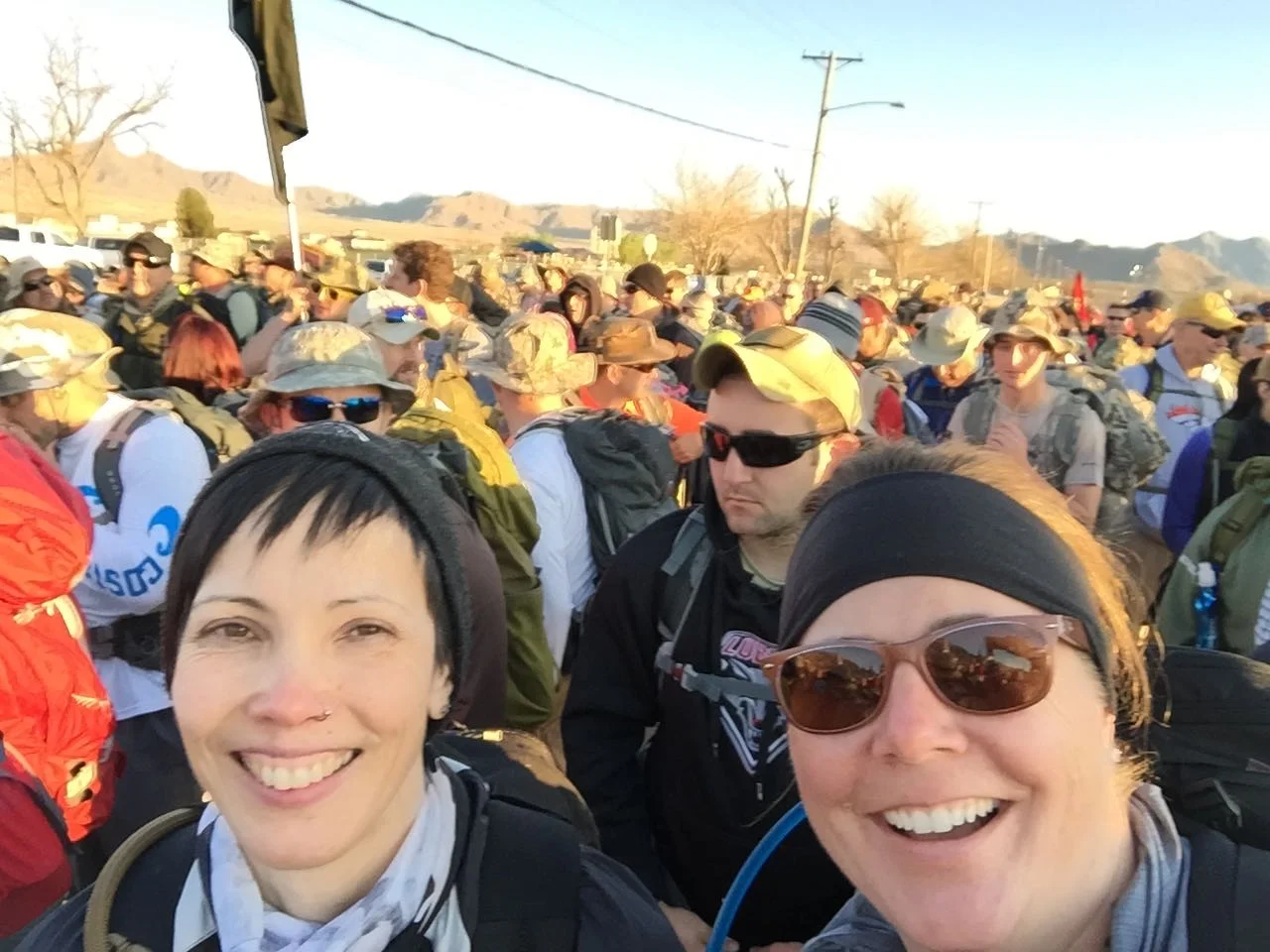 At the start.