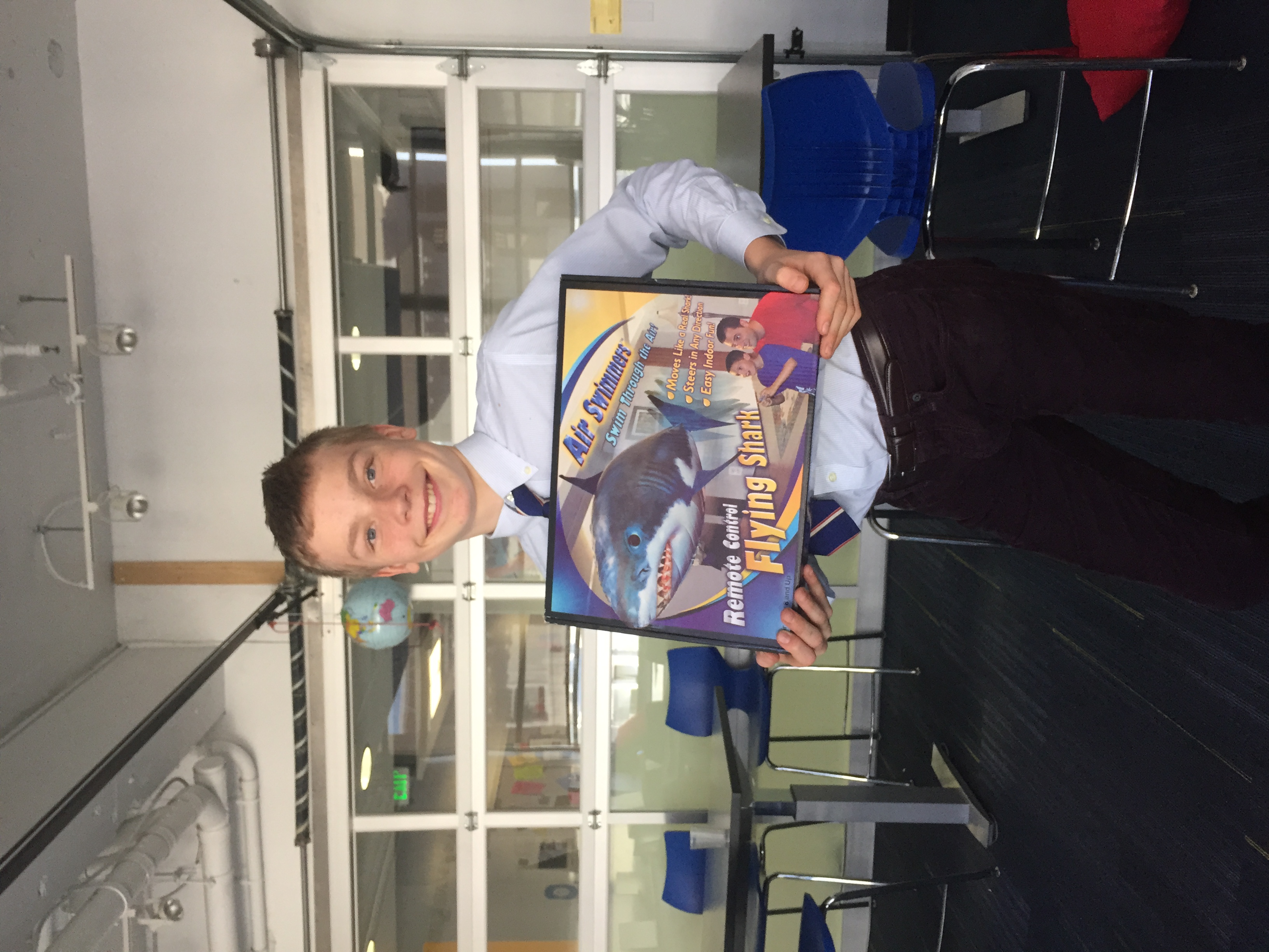 Winner of the First Kiva Raffle Prize of 2014-2015-FLYING SHARK
