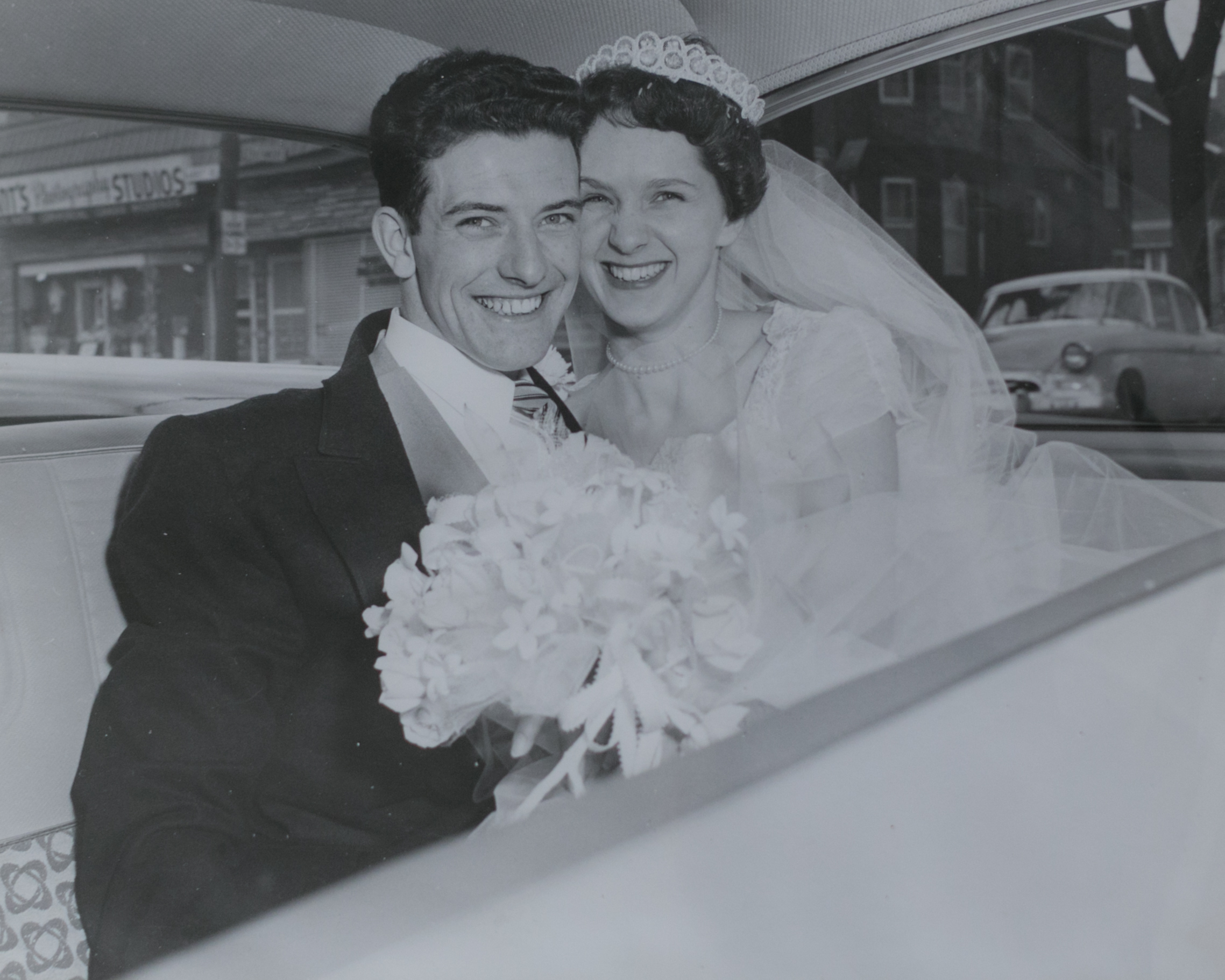 Could these newlyweds be more excited?!