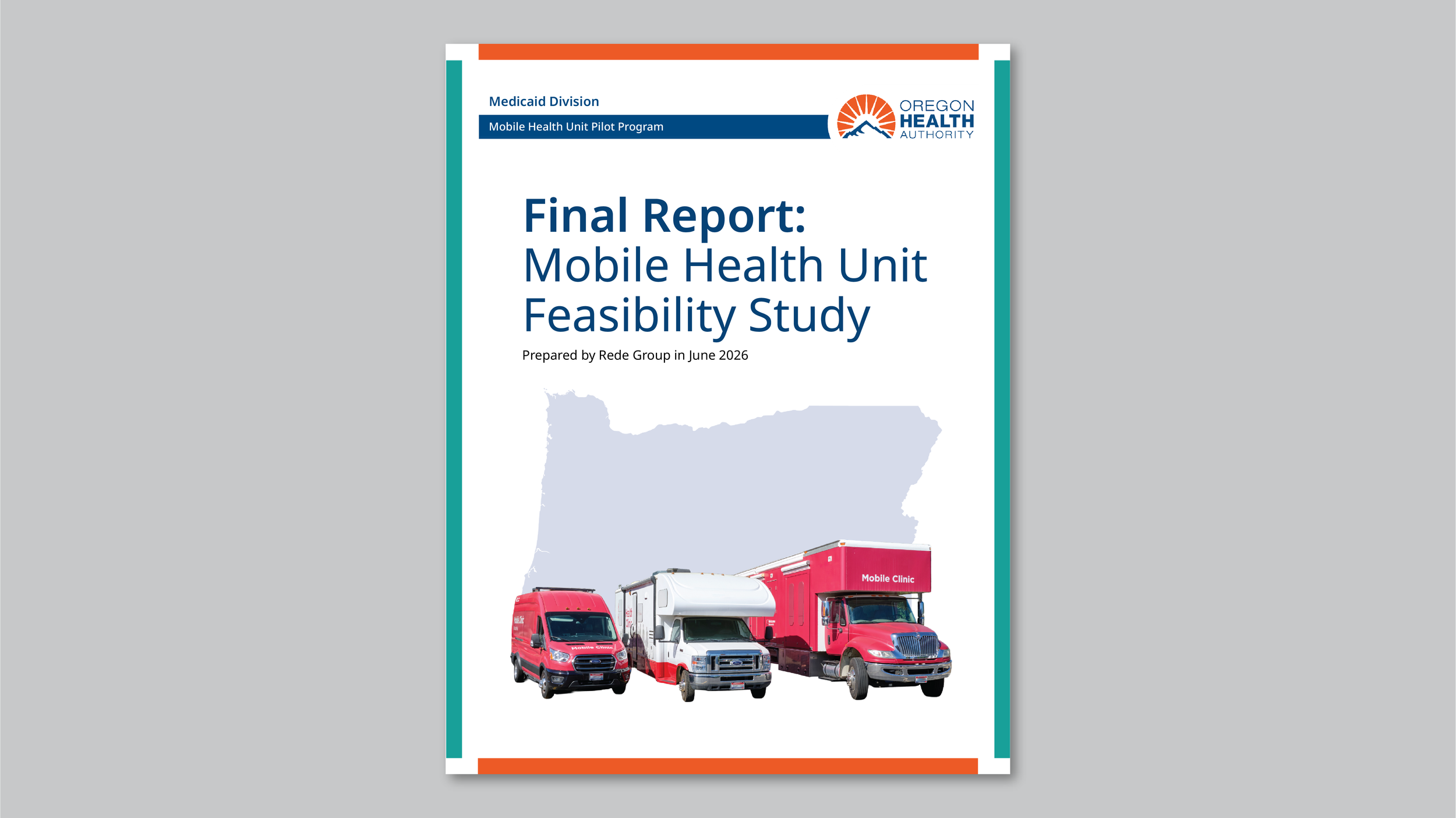 Mobile Health Unit Feasibility report cover.