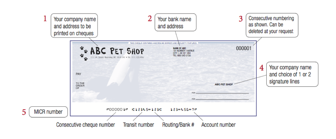 Computer cheques