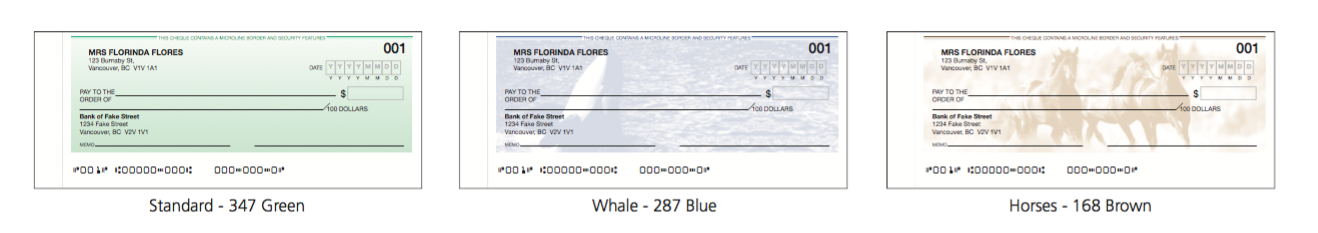 Personal Cheques