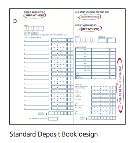 Deposit books