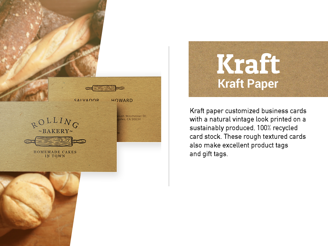 Kraft Business Cards