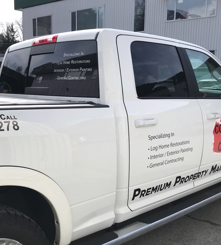 Vehicle Graphics - Truck lettering