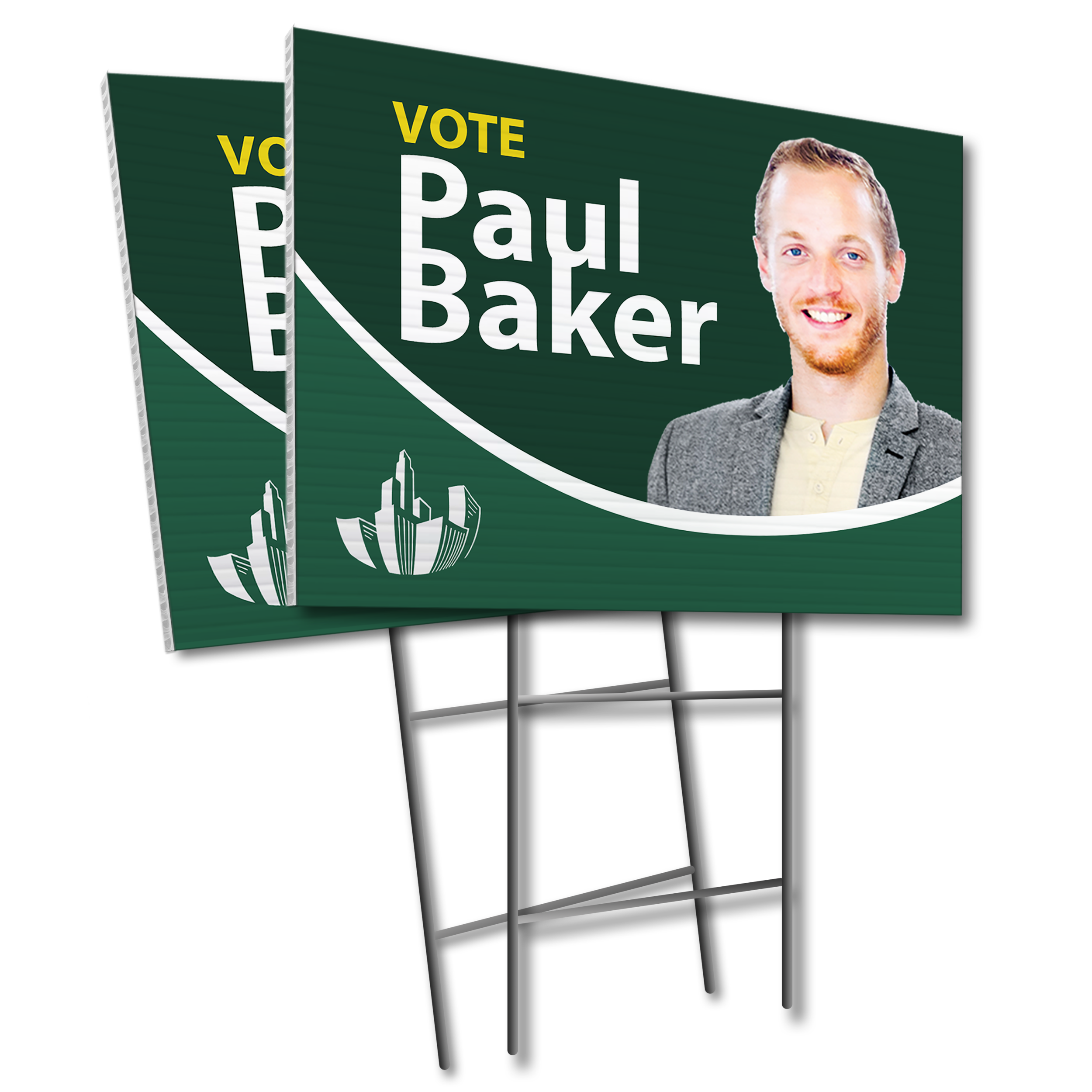 Lawn sign for Election