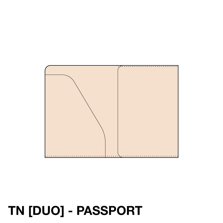1.61 Soft Goods - [Duo] - Traveler's Notebook Passport size