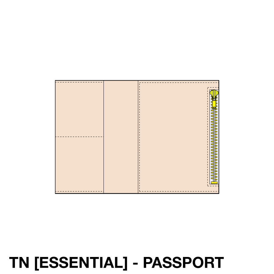1.61 Soft Goods - [Essential] - Traveler's Notebook Passport Size
