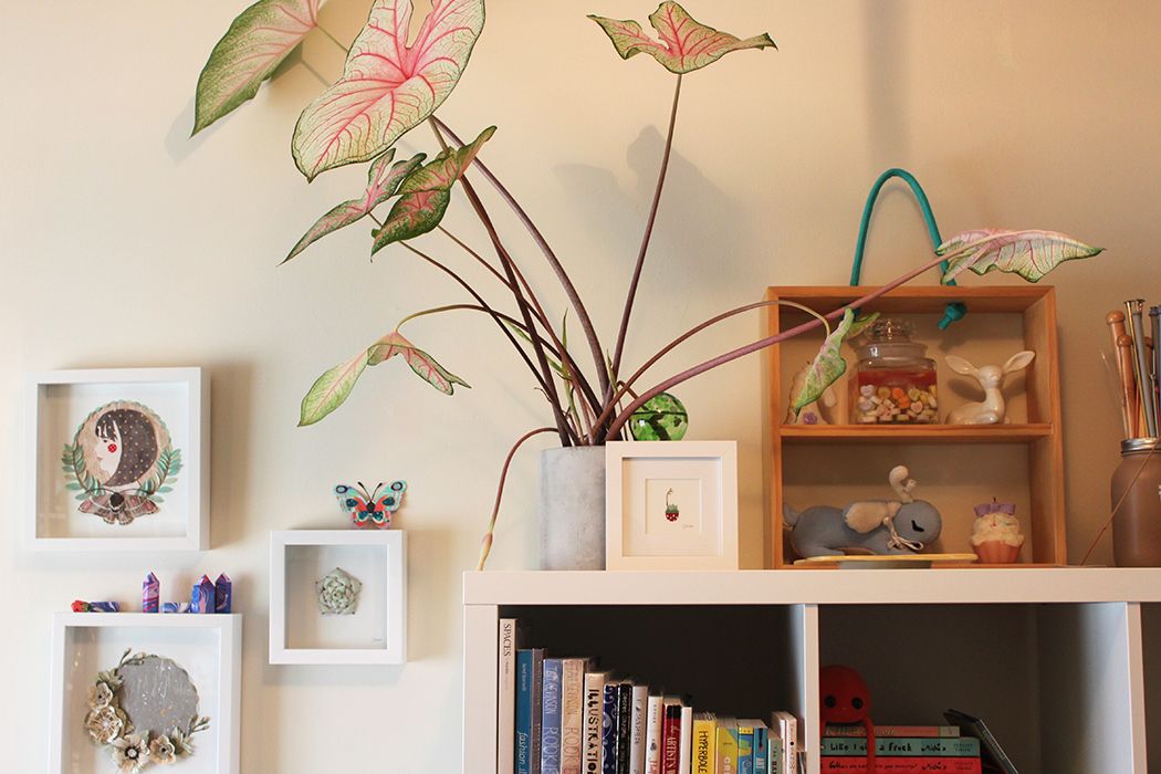 My studio! Also that plant needs a new pot desperately...