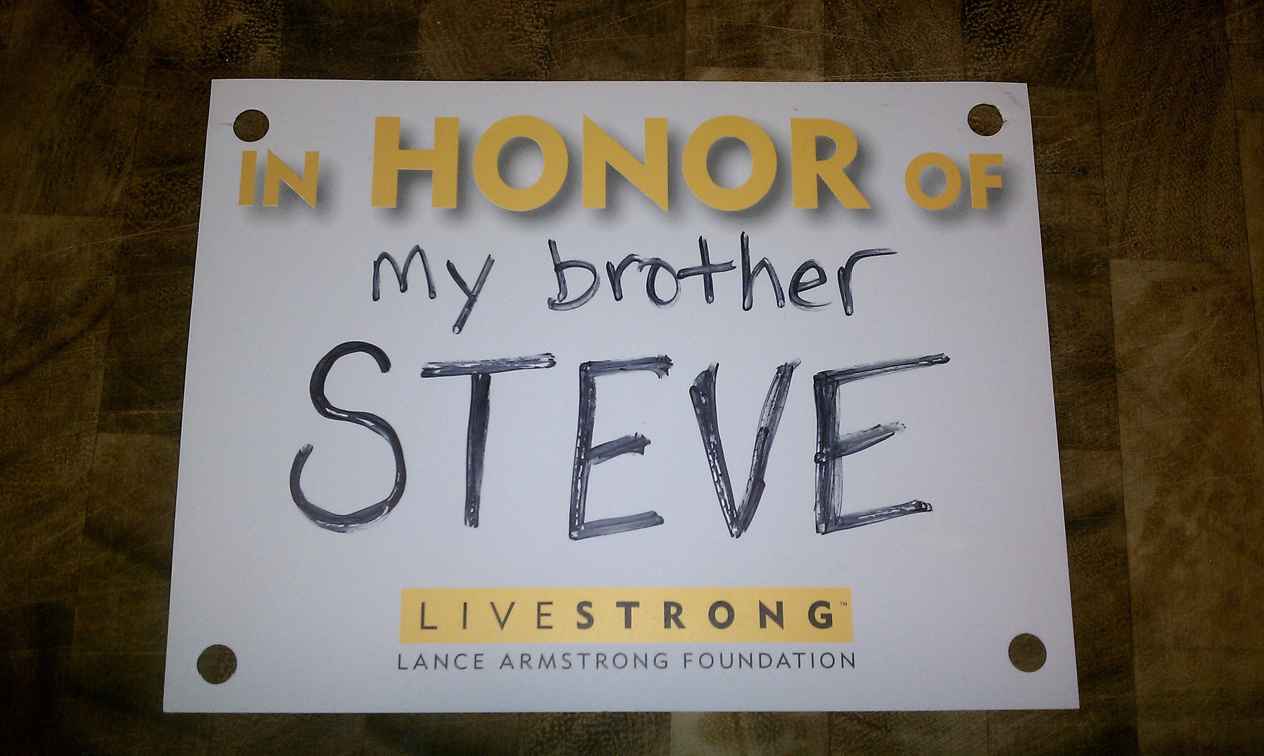 The day after...the marathon