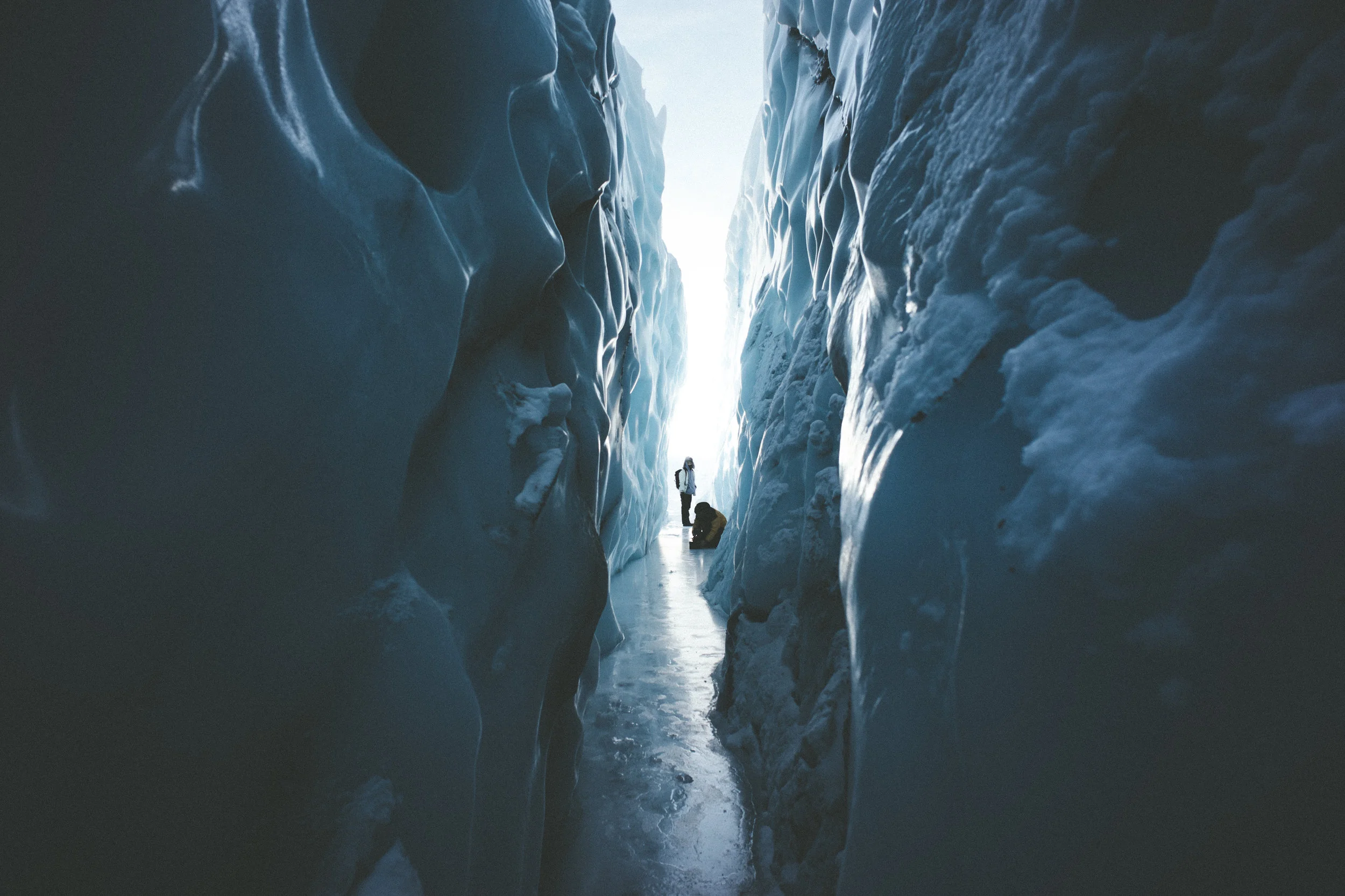 02.05.2016 // hiked on matanuska glacier and found these ice crevice