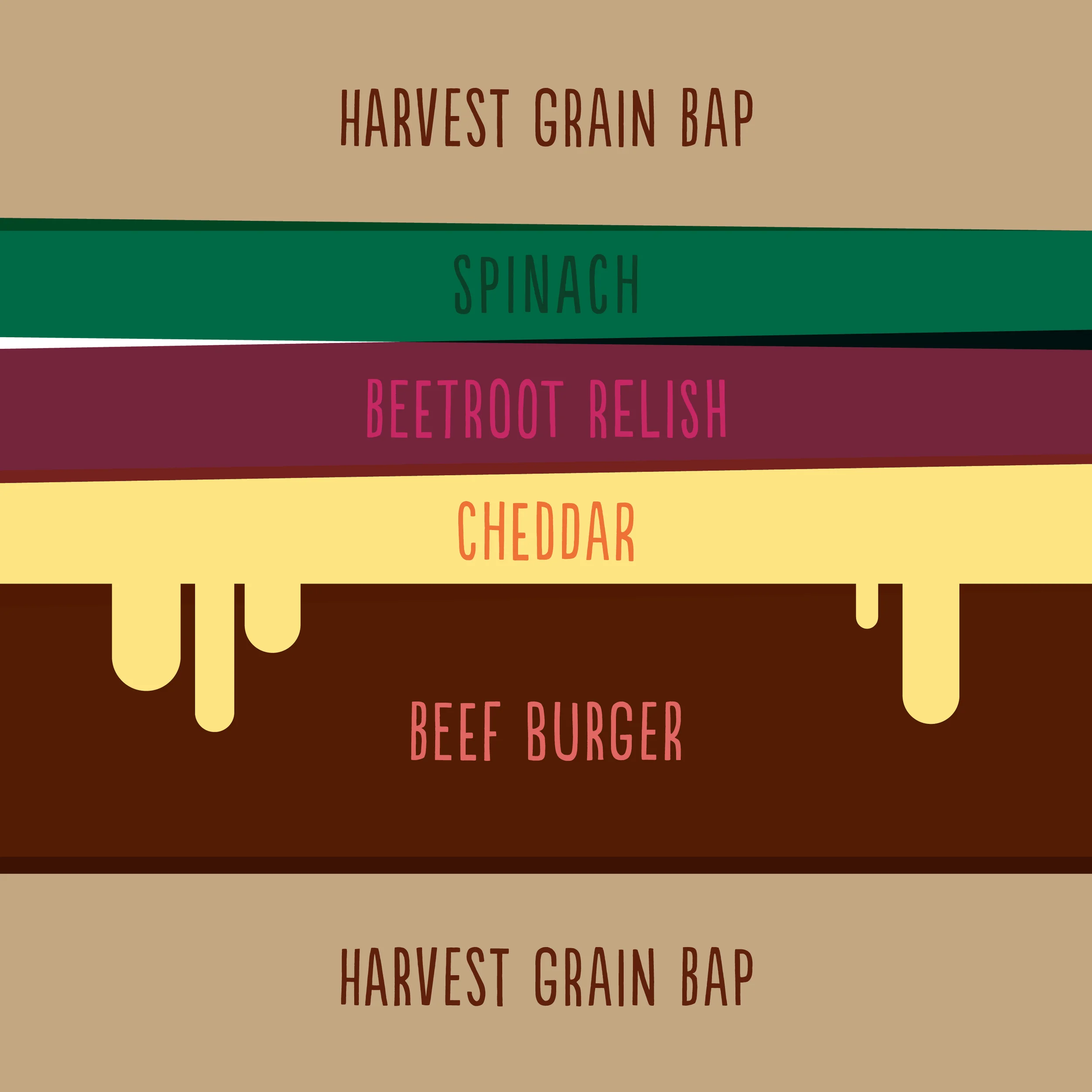 Beef burger with beetroot relish and cheddar