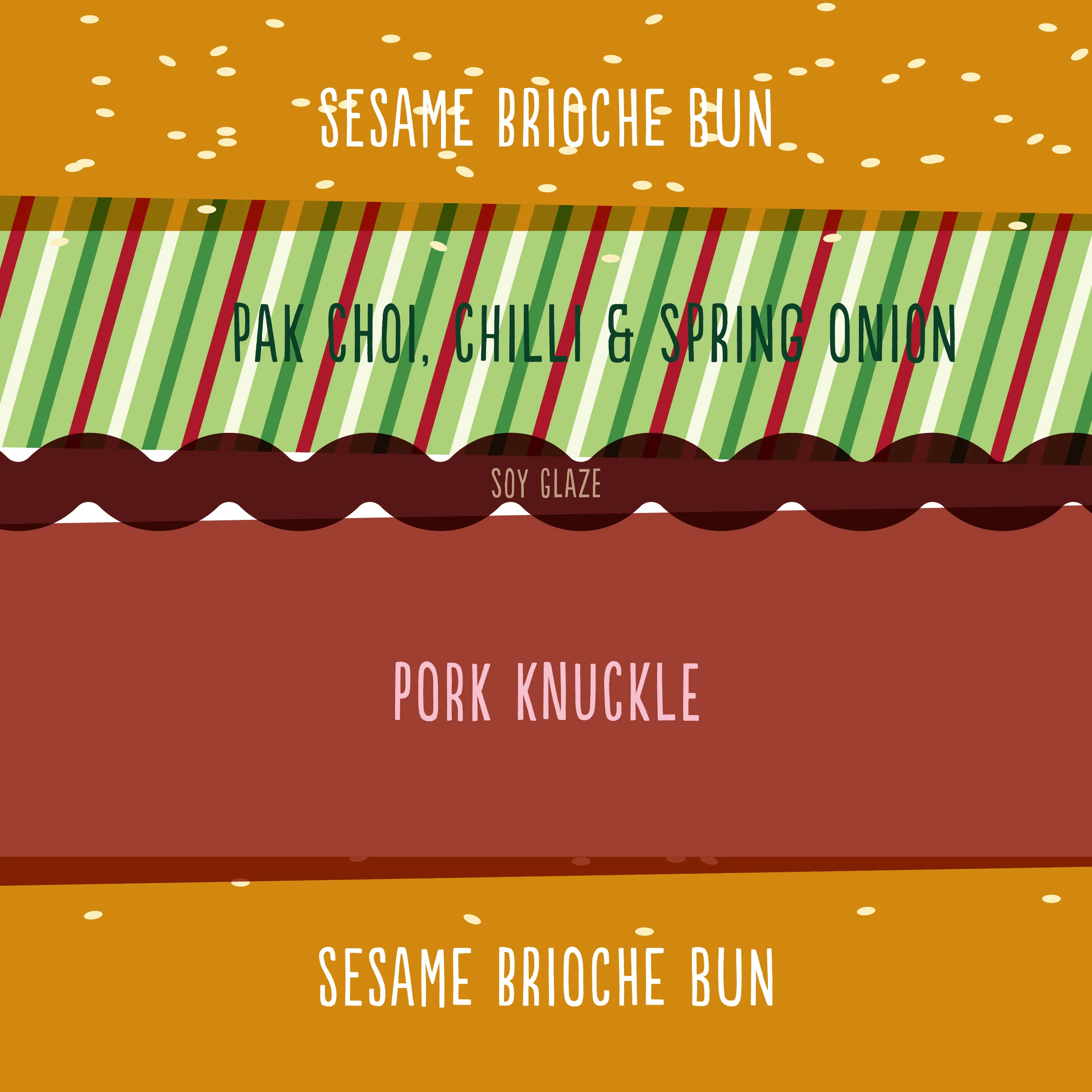 Filipino knuckle sandwich