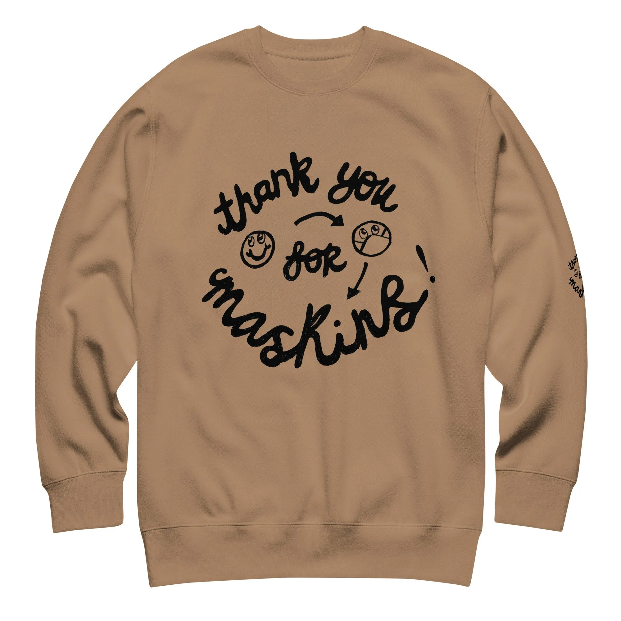 unisex-premium-sweatshirt-latte-front-6a4c553d99aa4.jpg