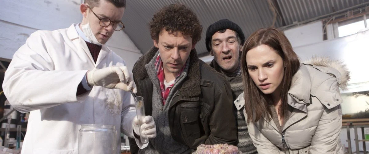 Two of the three main characters in this shot are drunk. Totally serious.