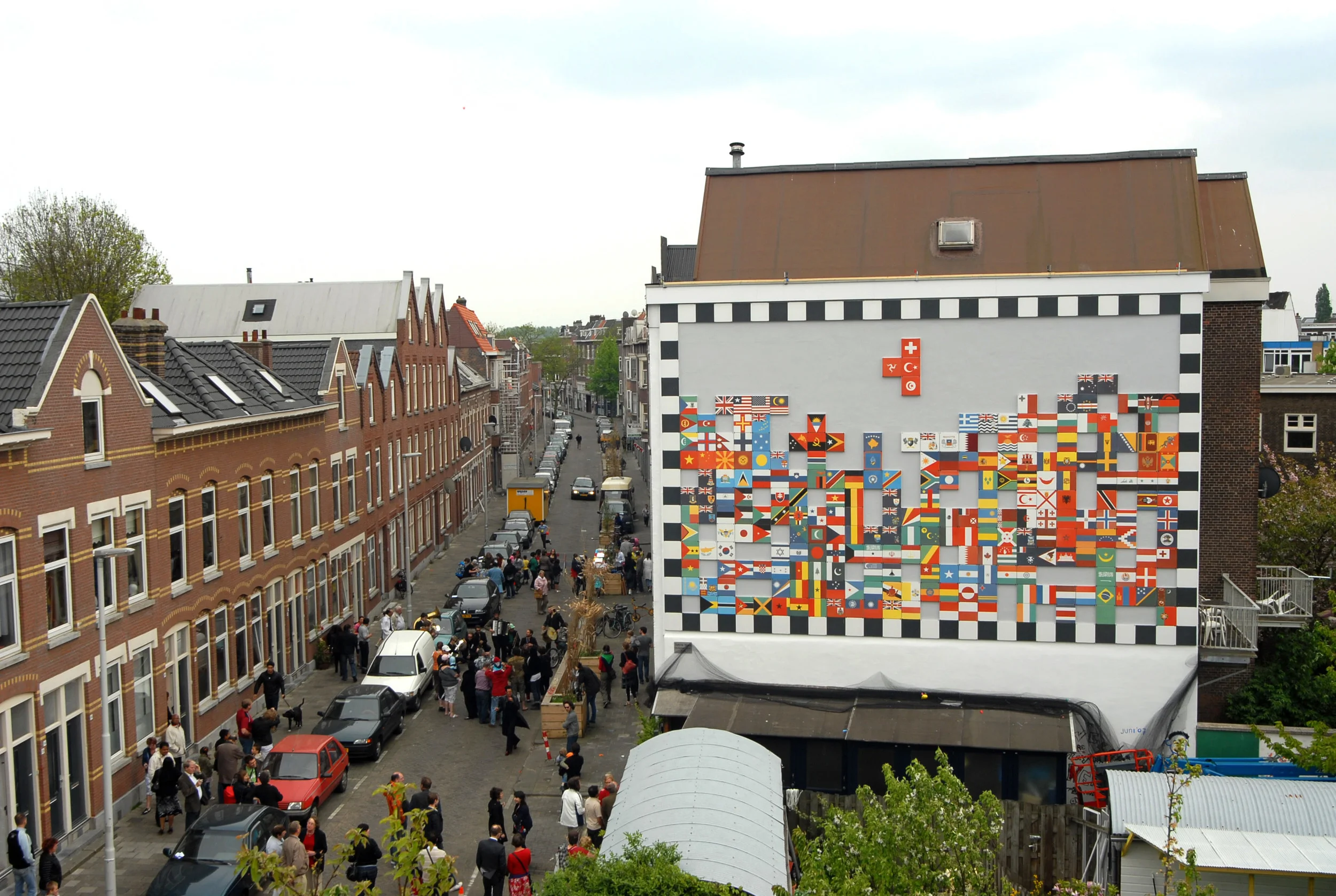Tetris Wall, Wolphaertsstraat, Rotterdam