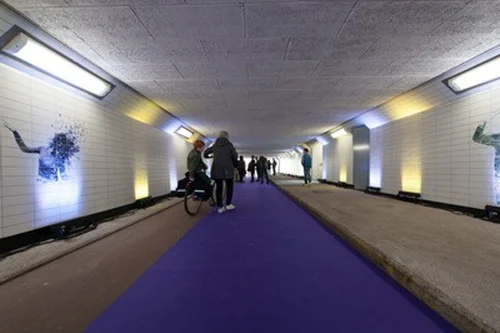 Fietstunnel Weesp van en naar Aetsveld