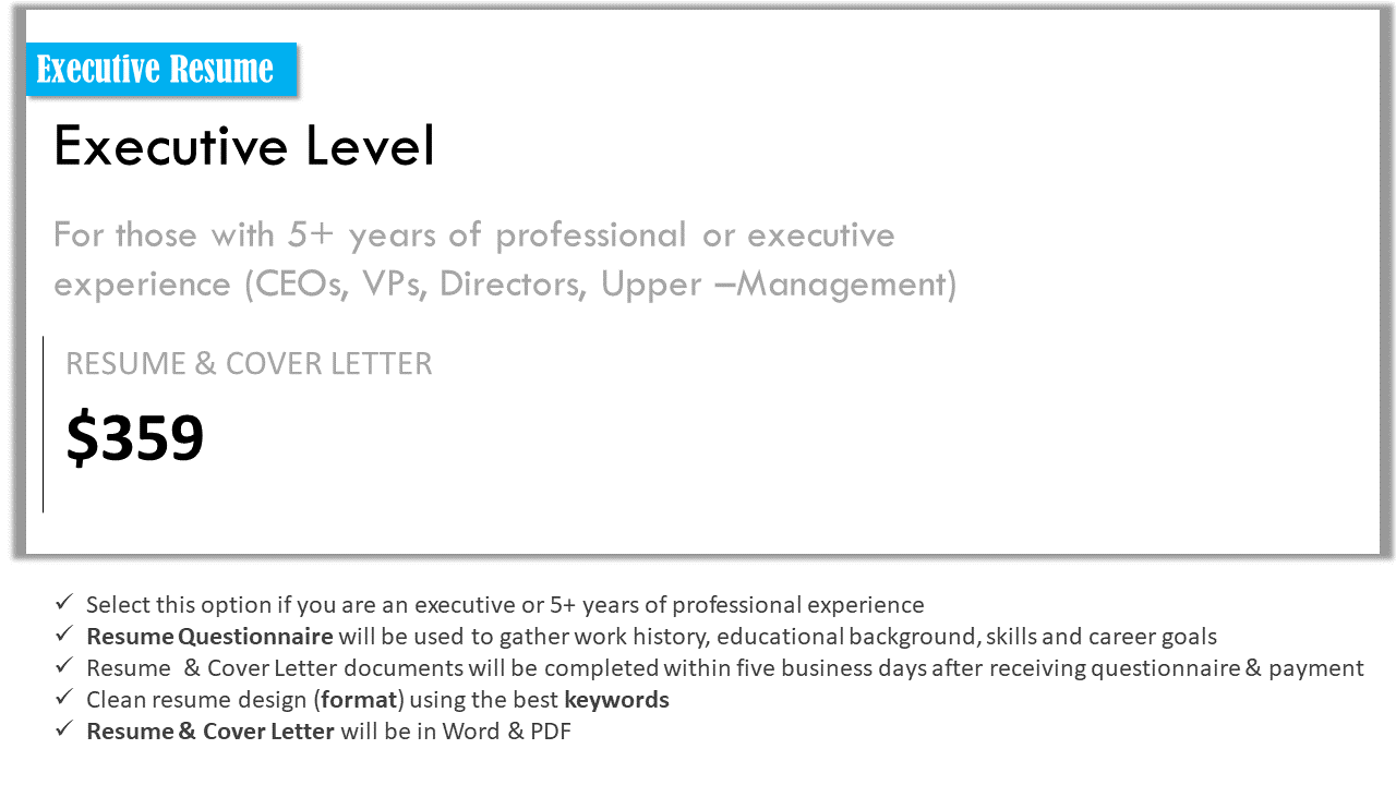 Order Professional Resume Writing Resume Cover Letter Linkedin Profile Writing Services
