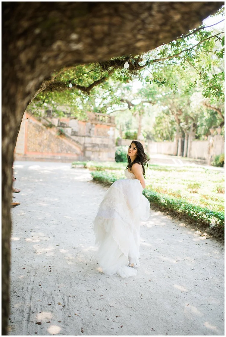Miami wedding vizcaya gardens