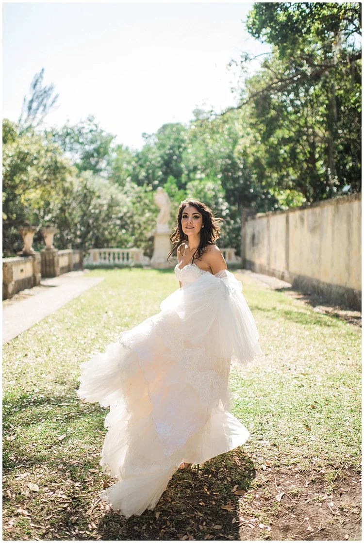 Miami wedding vizcaya gardens