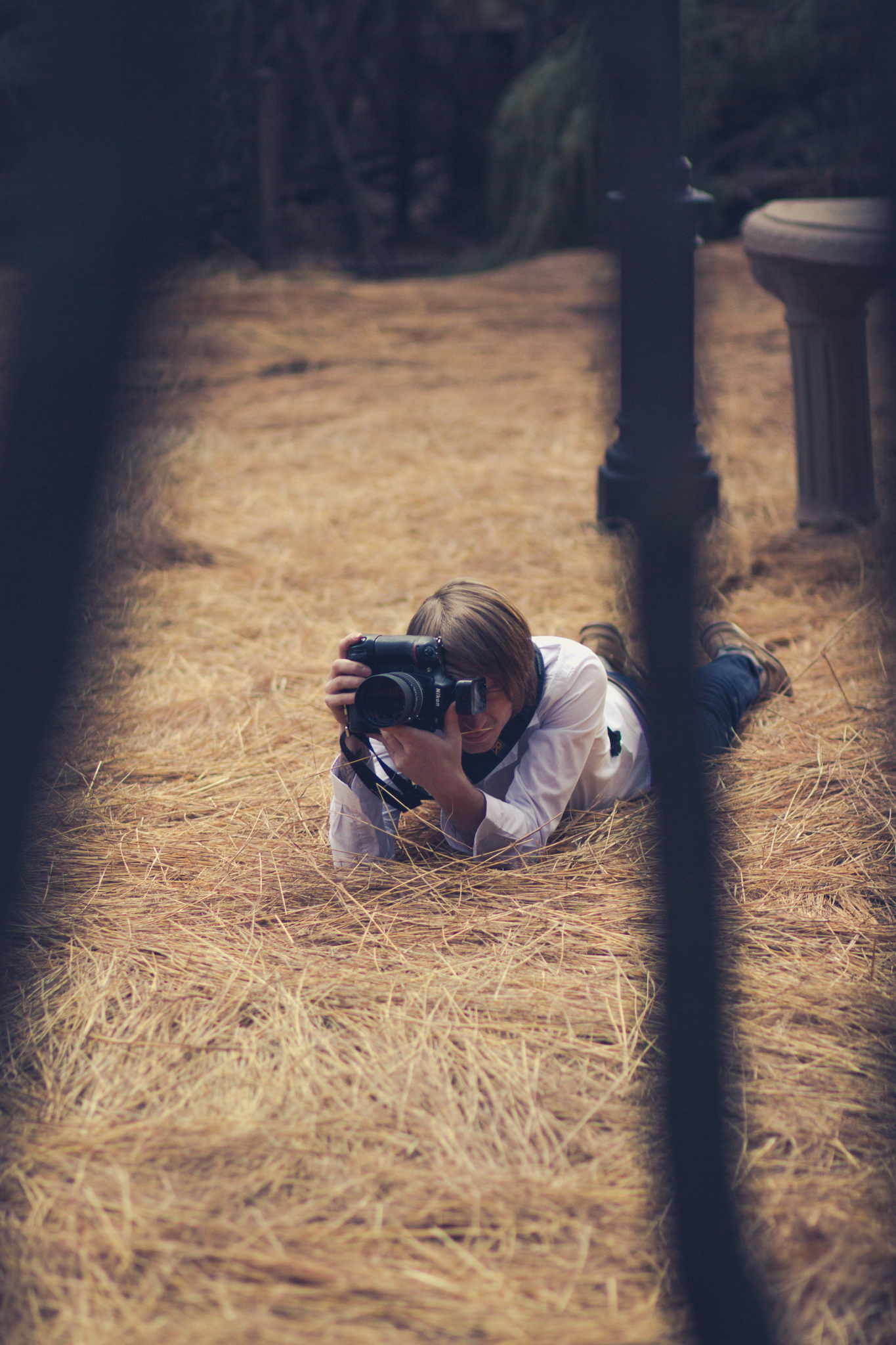 I spend so much time on the ground. Geez. Photo Credit - Sheldon Evans