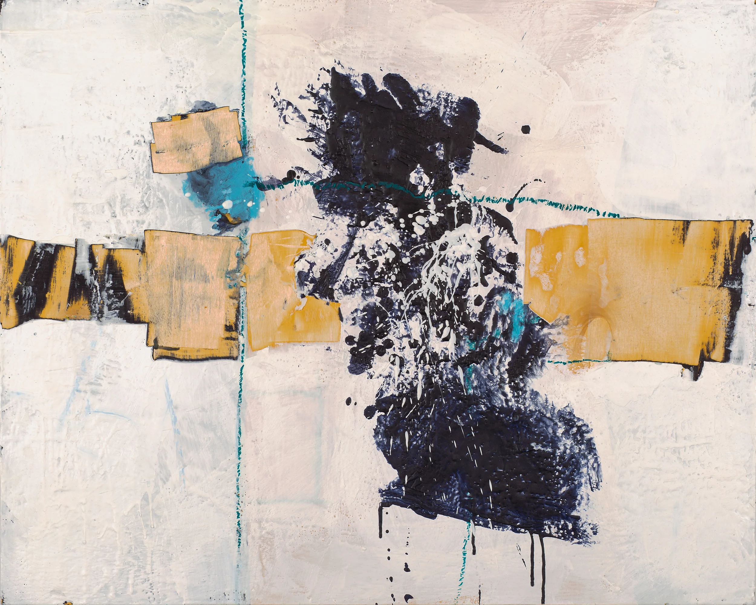  KW-071, Keith Wood, This Time 11, 2015, Encaustic on Panel, 30 x 24,&nbsp;SOLD 