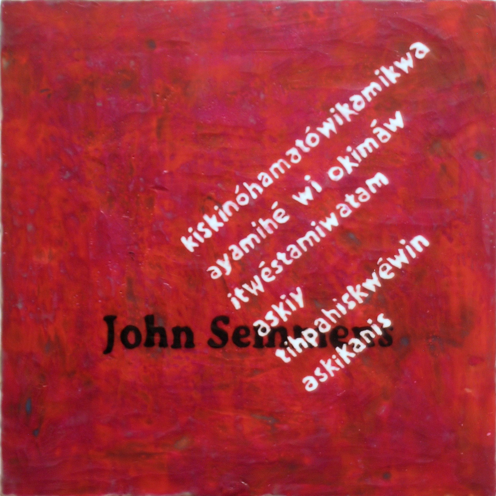 TS-083, the same having been first explained to the Indians by JOHN SEMMENS, Commissioner,  2016, mixed media, encaustic, 20x20.jpg